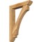 Ekena Millwork Imperial Slat Rough Sawn Bracket w/ Offset Brace, Western Red Cedar, 6"W x 30"D x 42"H BKT0604X30X42IMP06RWR - alternate 1
